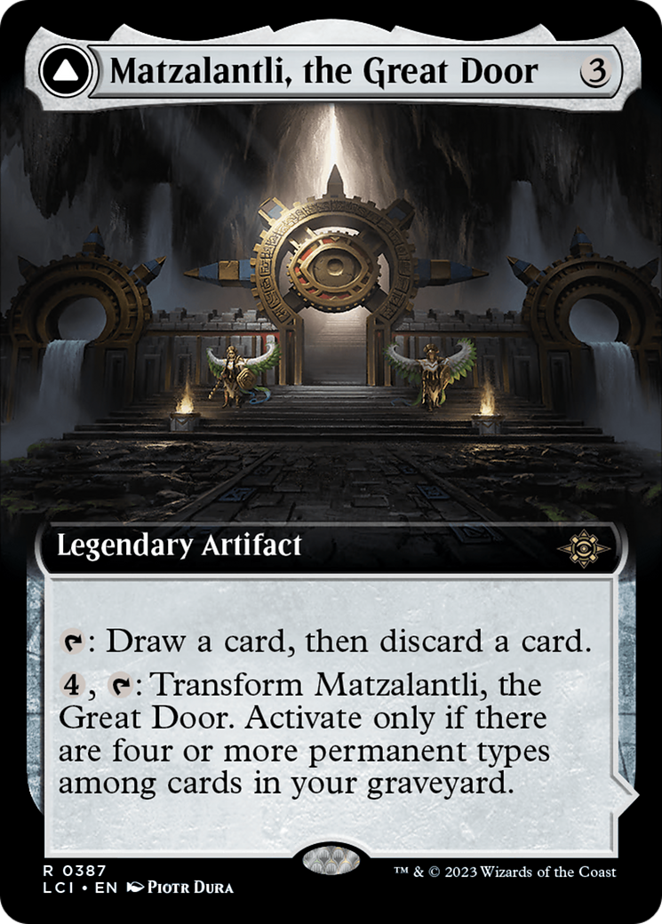 Matzalantli, the Great Door // The Core (LCI-387) - The Lost Caverns of Ixalan: (Extended Art)