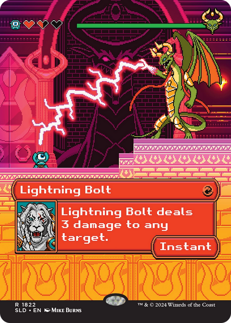Lightning Bolt (SLD-1822) - Secret Lair Drop (Borderless)
