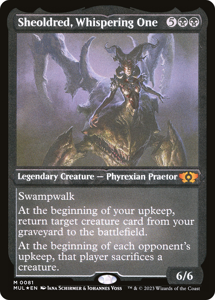 Sheoldred, Whispering One (MUL-081) - Multiverse Legends Foil