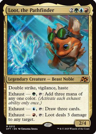 Loot, the Pathfinder (PPDFT-212) - Promo Pack: Aetherdrift Foil