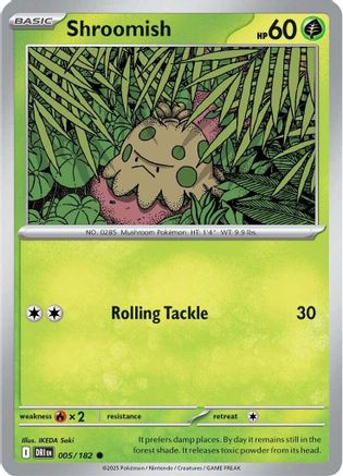 Shroomish 005 SV10 Destined Rivals - Common