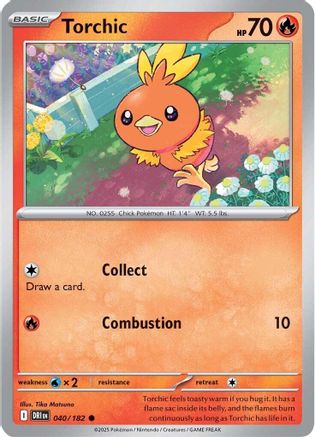 Torchic 040 SV10 Destined Rivals - Common