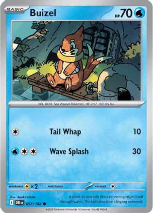 Buizel 057 SV10 Destined Rivals - Common