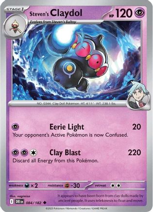 Steven's Claydol 084 SV10 Destined Rivals - Uncommon