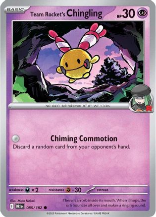 Team Rocket's Chingling 085 SV10 Destined Rivals - Common
