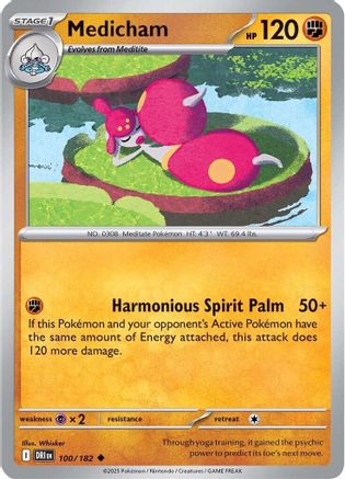 Medicham 100 SV10 Destined Rivals - Uncommon