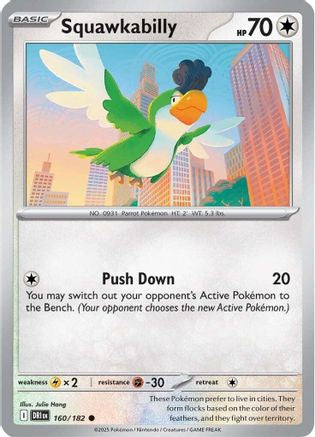 Squawkabilly 160 SV10 Destined Rivals - Common