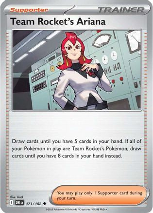 Team Rocket's Ariana 171/182 SV10 Destined Rivals - Uncommon