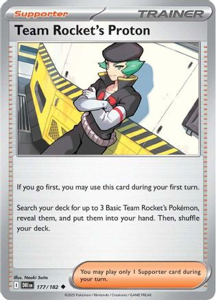 Team Rocket's Proton 177/182 SV10 Destined Rivals - Uncommon
