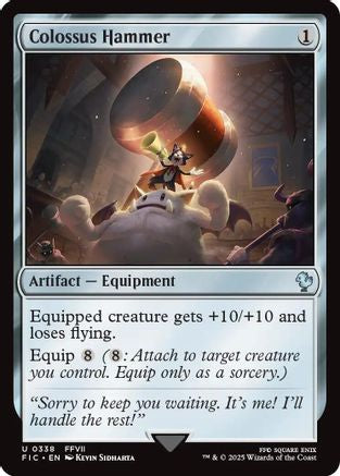 Colossus Hammer (Surge Foil) (FIC-338) - Commander: FINAL FANTASY Foil