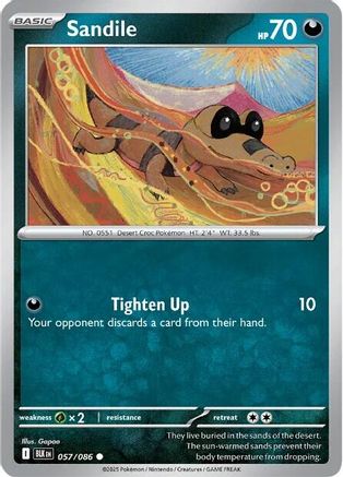 Sandile 057/086 SV Black Bolt - Common