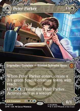 Peter Parker (0208) (Borderless) (SPM-208) - Marvel's Spider-Man