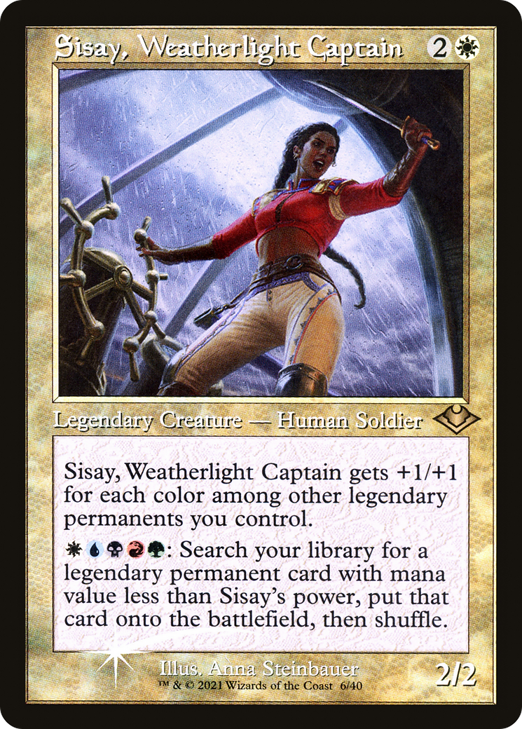 Sisay, Weatherlight Captain (MH1-006) - Modern Horizons 1 Timeshifts Foil