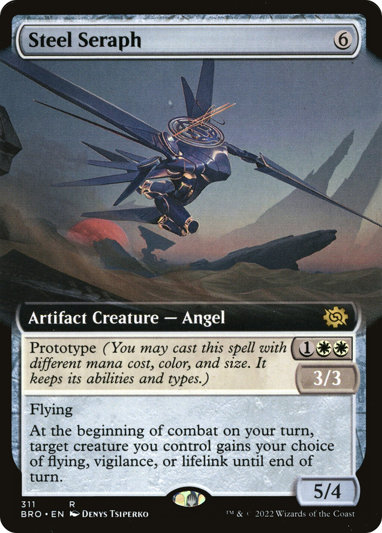 Steel Seraph (BRO-311) - The Brothers' War: (Extended Art)