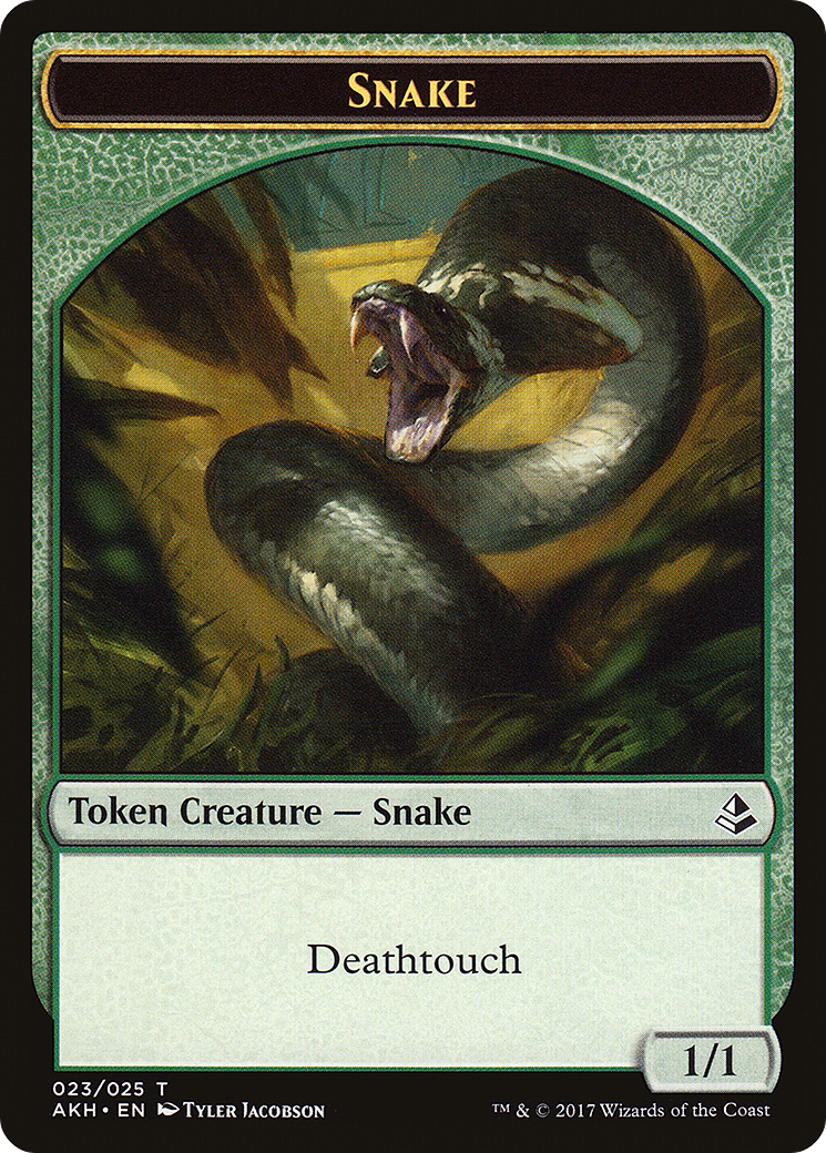 Snake (AKH-023) - Amonkhet Tokens