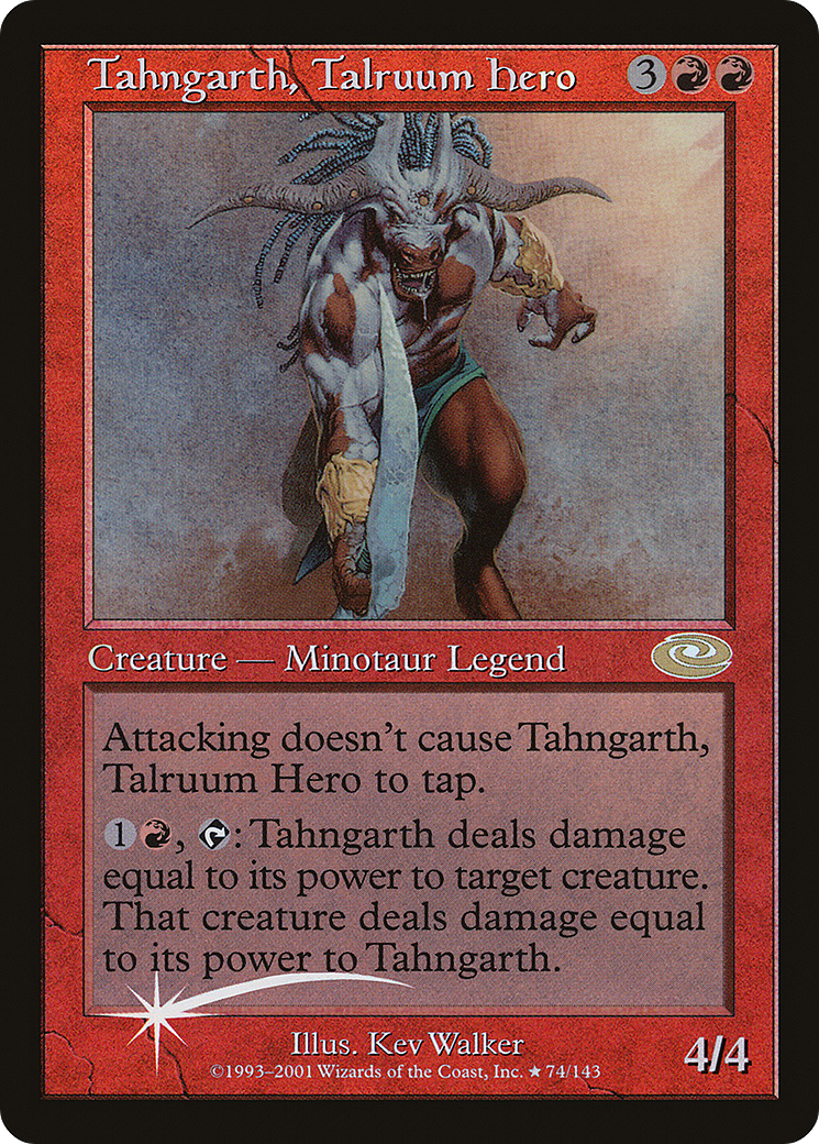 Tahngarth, Talruum Hero (PLS-074) - Planeshift Foil