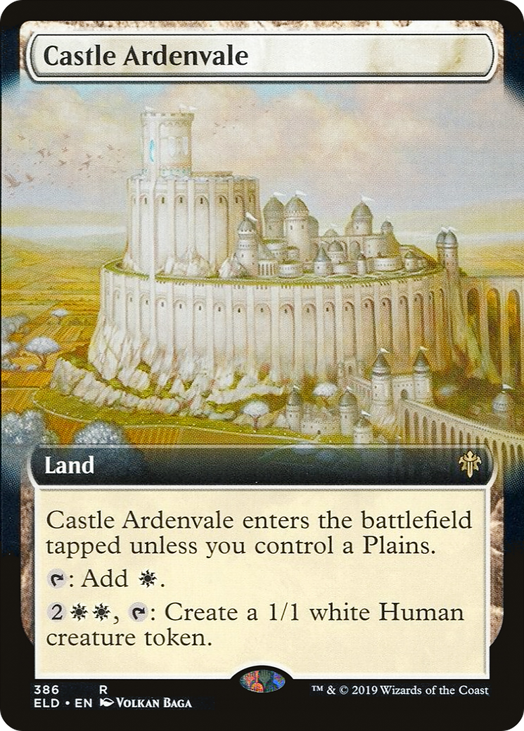 Castle Ardenvale (ELD-386) - Throne of Eldraine: (Extended Art) Foil