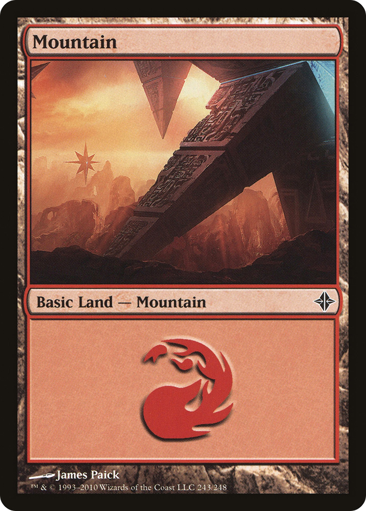 Mountain (ROE-243) - Rise of the Eldrazi Foil