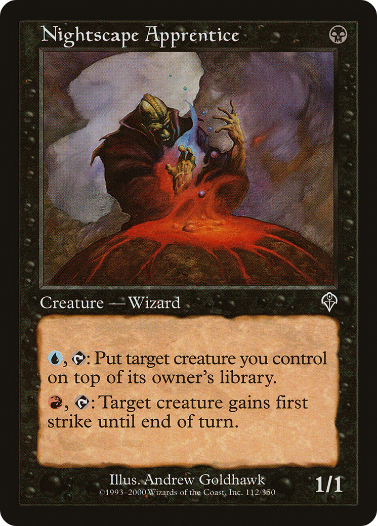 Nightscape Apprentice (INV-112) - Invasion Foil