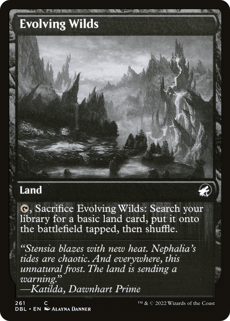 Evolving Wilds (DBL-261) - Innistrad: Double Feature Foil