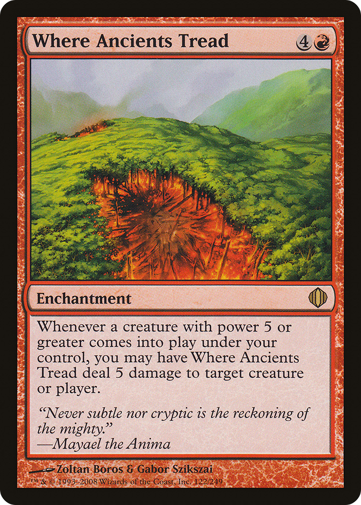 Where Ancients Tread (ALA-122) - Shards of Alara Foil