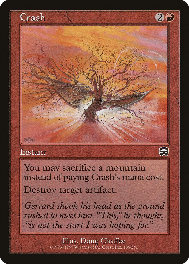 Crash (MMQ-186) - Mercadian Masques Foil