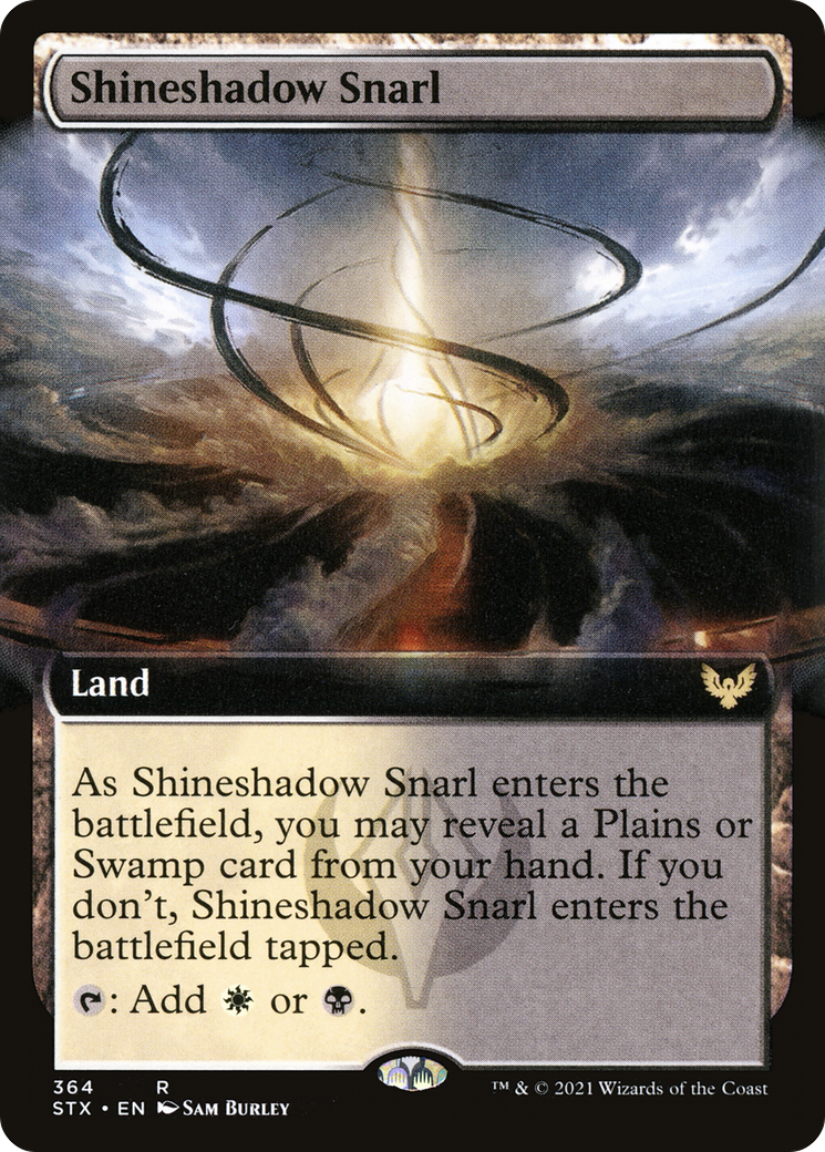 Shineshadow Snarl (STX-364) - Strixhaven: School of Mages: (Extended Art) Foil