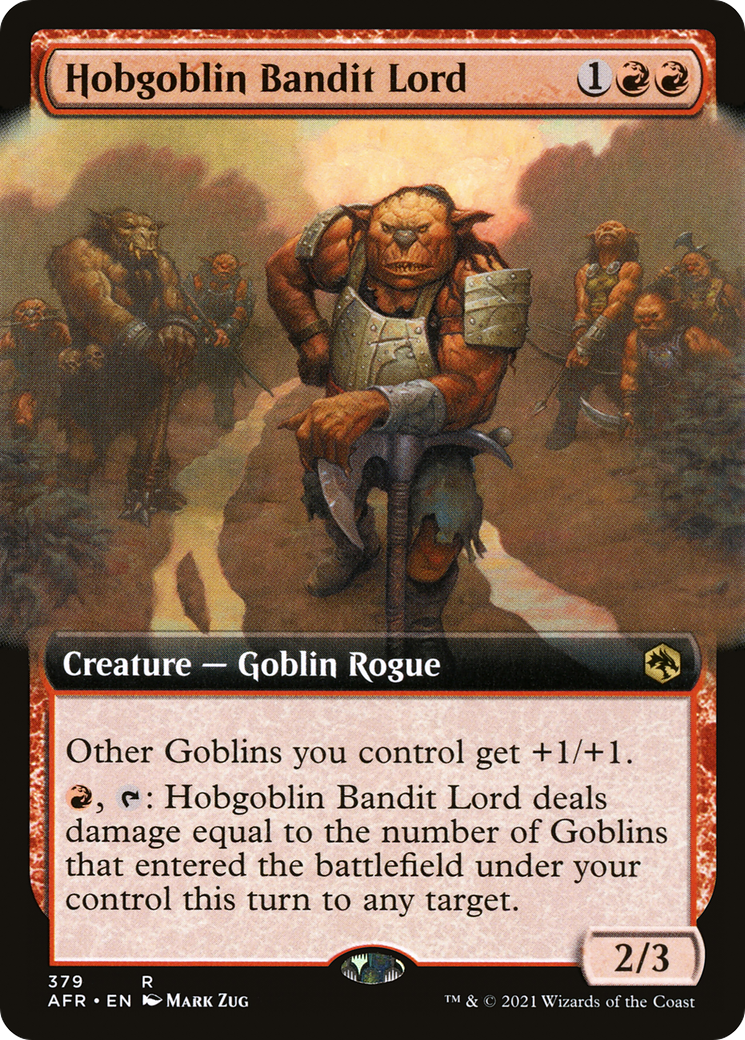 Hobgoblin Bandit Lord (AFR-379) - Adventures in the Forgotten Realms: (Extended Art) Foil