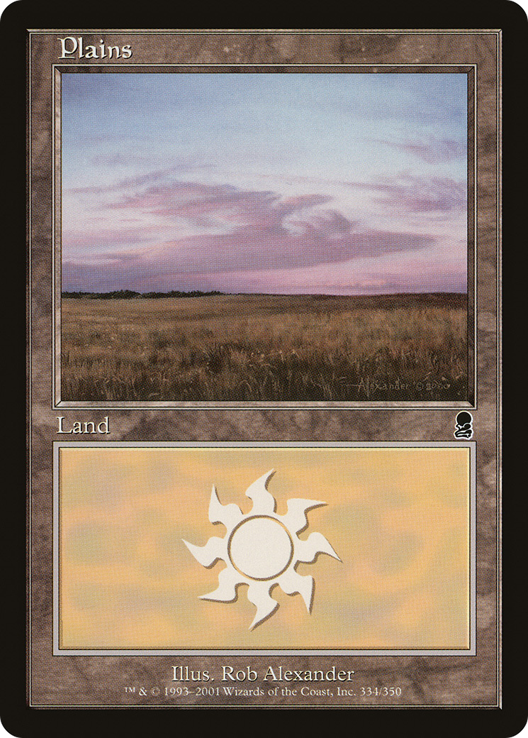 Plains (ODY-334) - Odyssey Foil