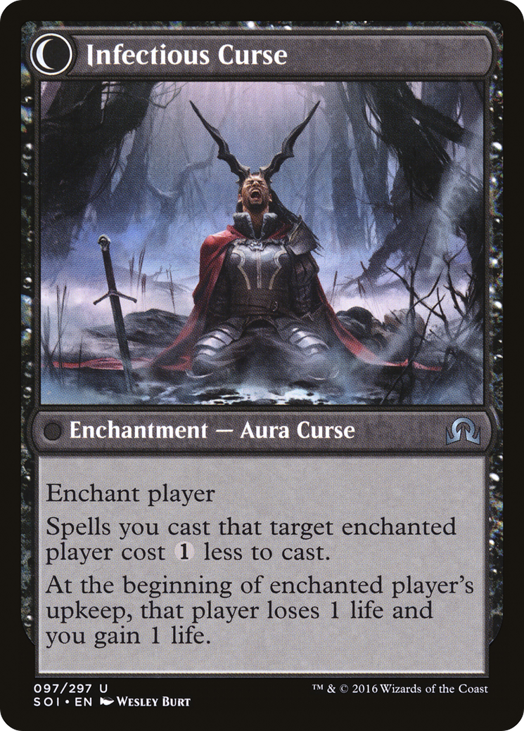 Accursed Witch // Infectious Curse (SOI-097) - Shadows over Innistrad: (Double Faced Transform) Foil