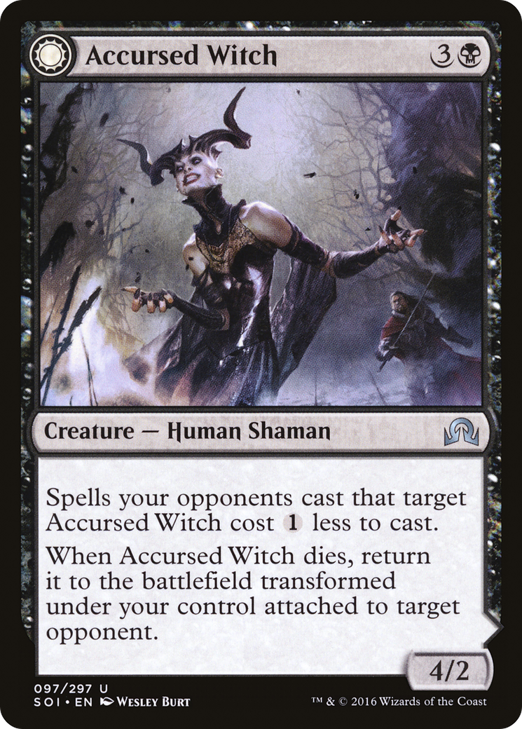 Accursed Witch // Infectious Curse (SOI-097) - Shadows over Innistrad: (Double Faced Transform) Foil
