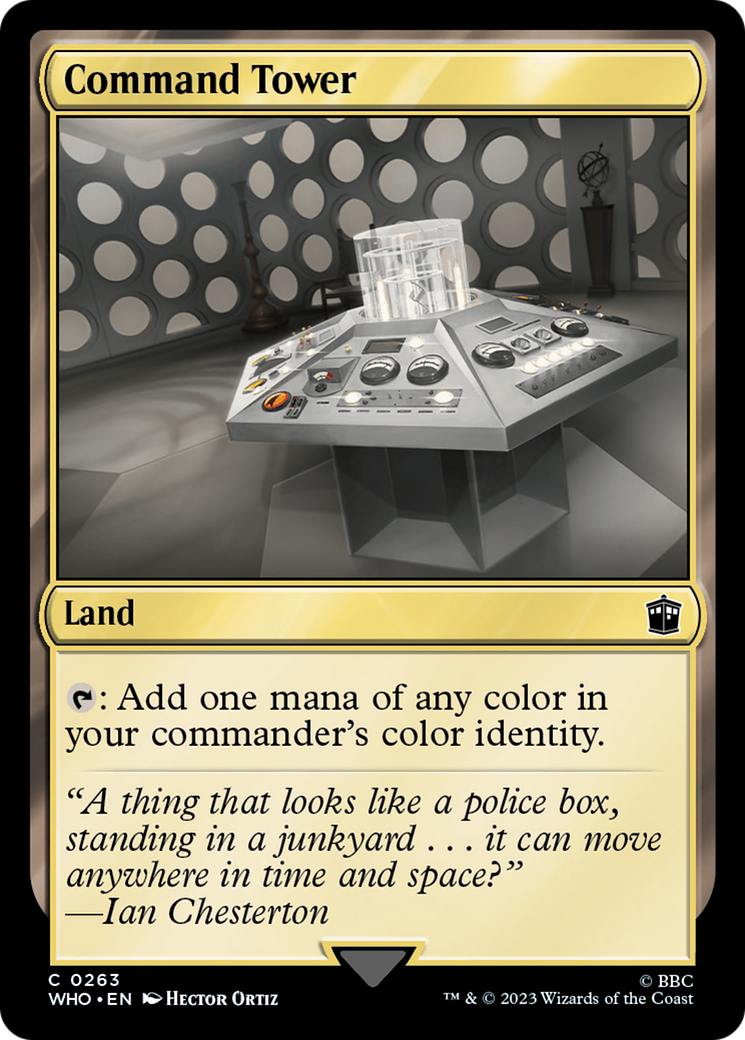 Command Tower (WHO-263) - Doctor Who Foil