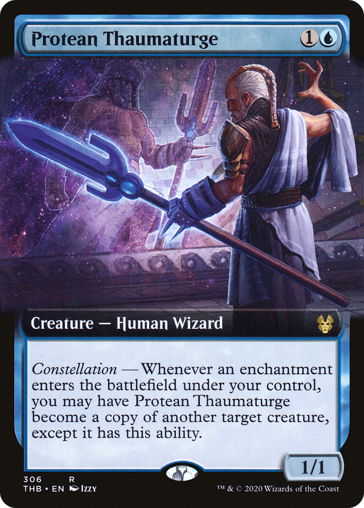 Protean Thaumaturge (THB-306) - Theros Beyond Death: (Extended Art) Foil