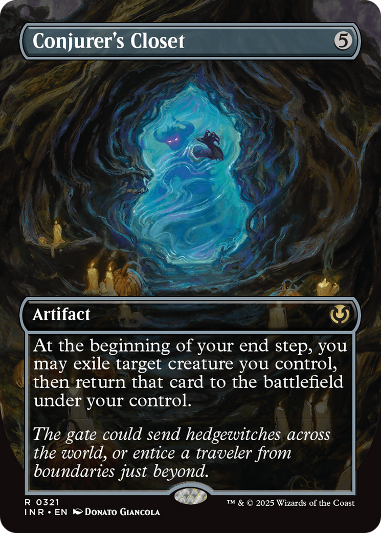 Conjurer's Closet (Borderless) (INR-321) - Innistrad Remastered (Borderless) Foil
