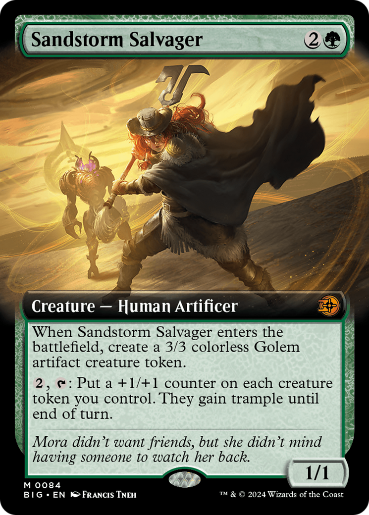 Sandstorm Salvager (BIG-084) - The Big Score: (Extended Art) Foil