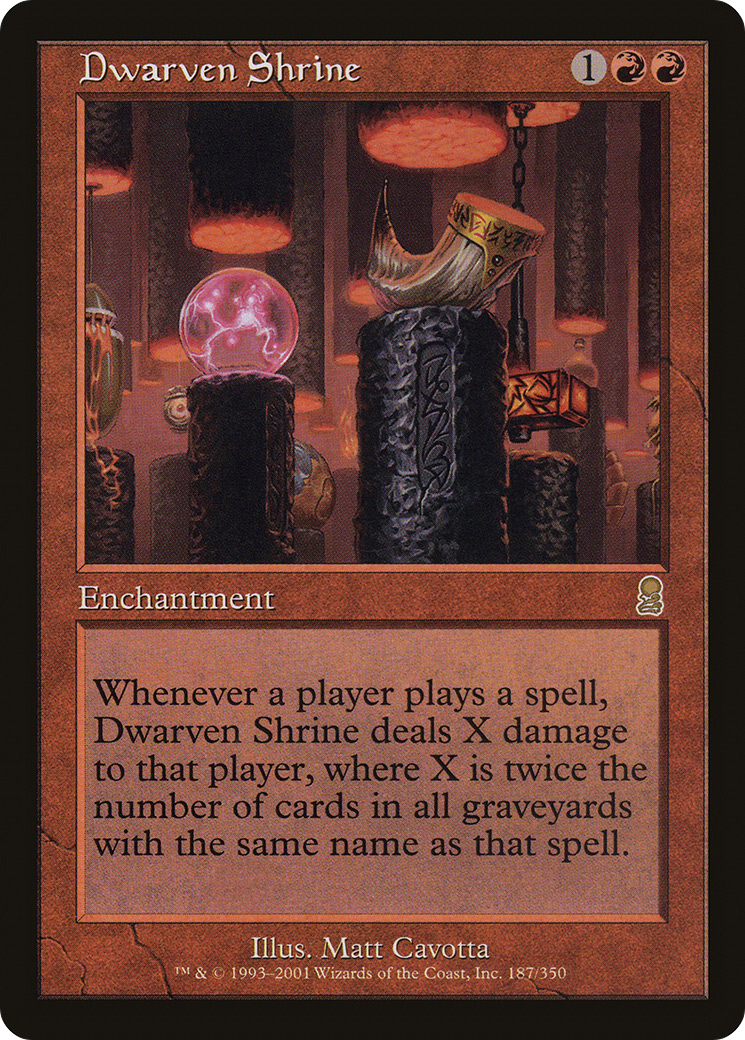 Dwarven Shrine (ODY-187) - Odyssey Foil