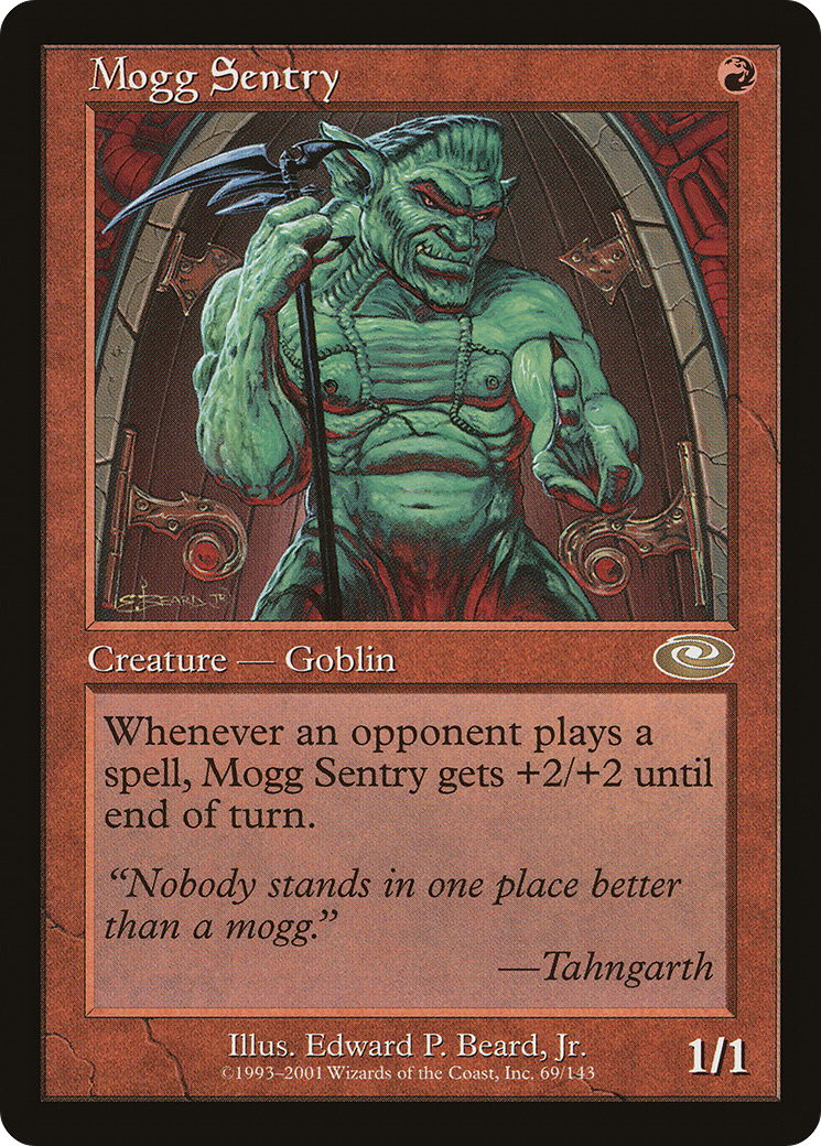 Mogg Sentry (PLS-069) - Planeshift Foil