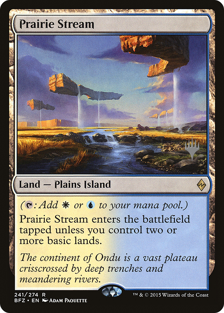 Prairie Stream (PPKHM-) - Battle for Zendikar Promos Foil