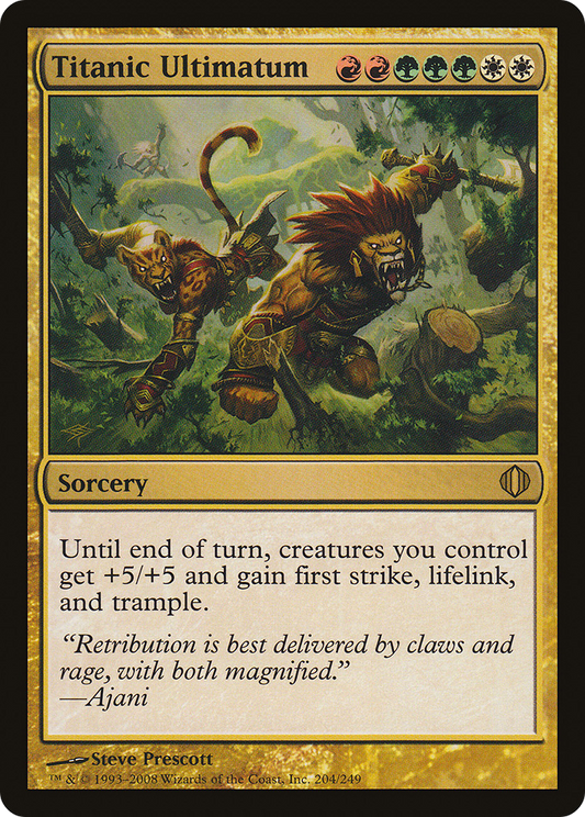 Titanic Ultimatum (ALA-204) - Shards of Alara