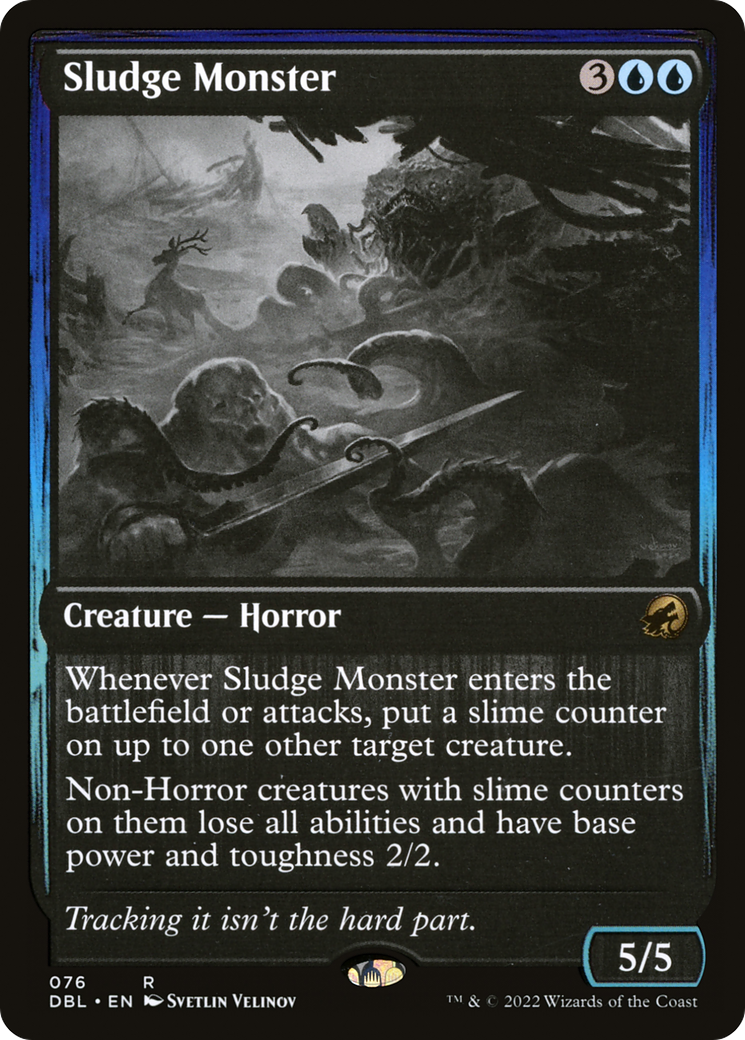 Sludge Monster (DBL-076) - Innistrad: Double Feature Foil