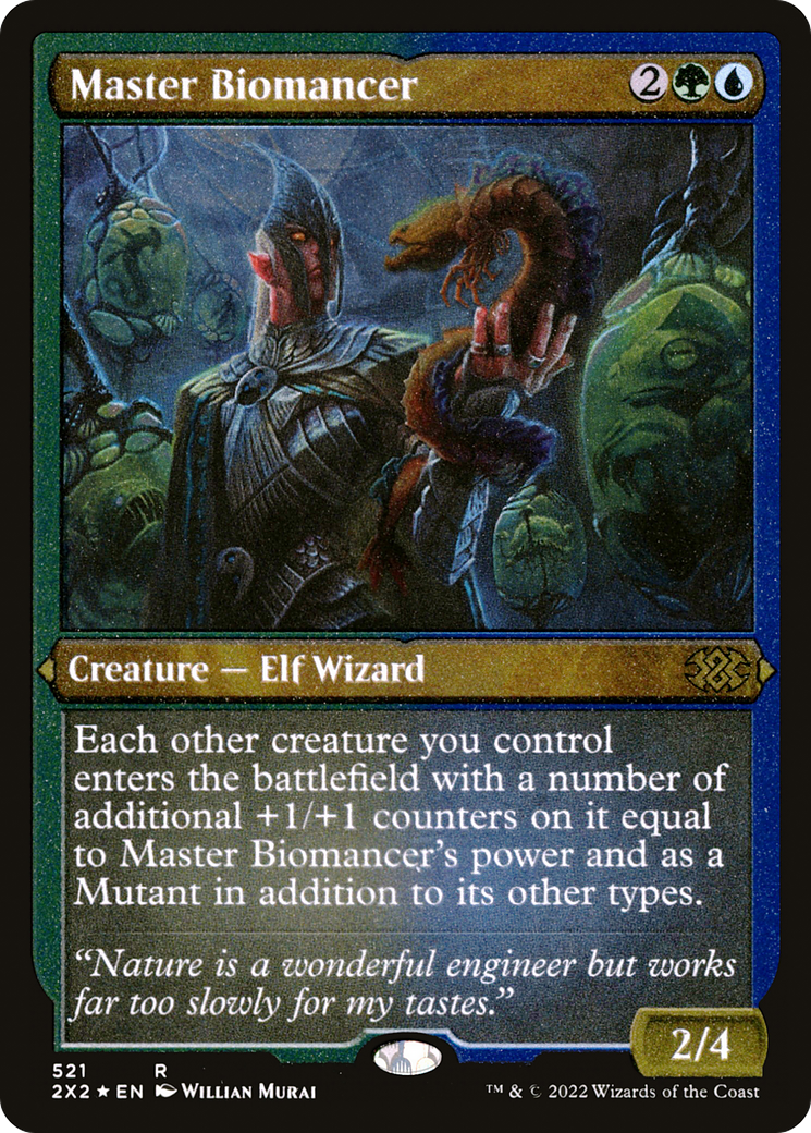 Master Biomancer (2X2-521) - Double Masters 2022 Foil