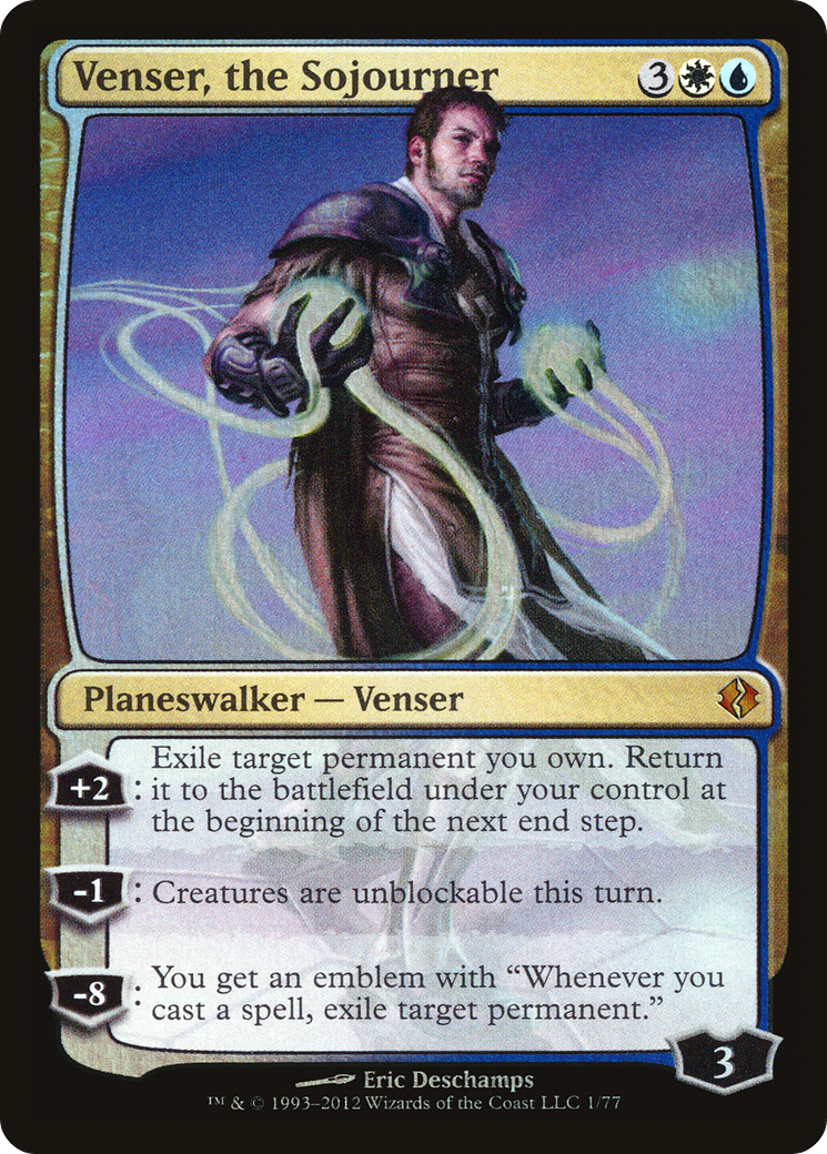 Venser, the Sojourner (DDI-001) - Duel Decks: Venser vs. Koth Foil