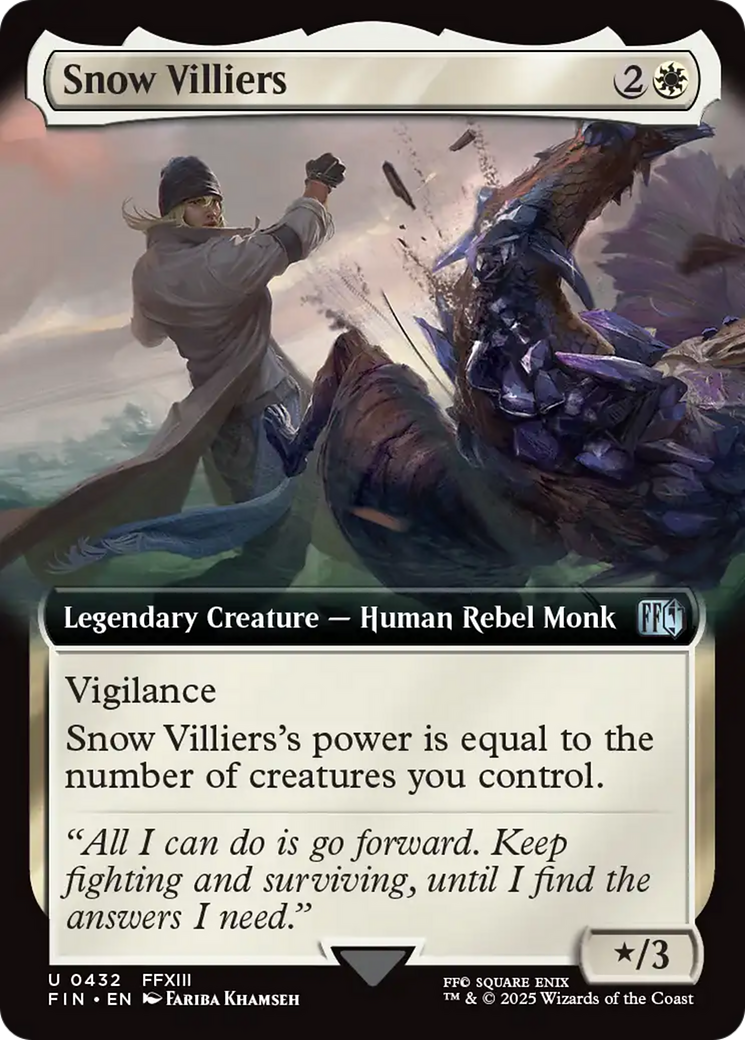 Snow Villiers (FIN-432) - FINAL FANTASY: (Extended Art) Foil