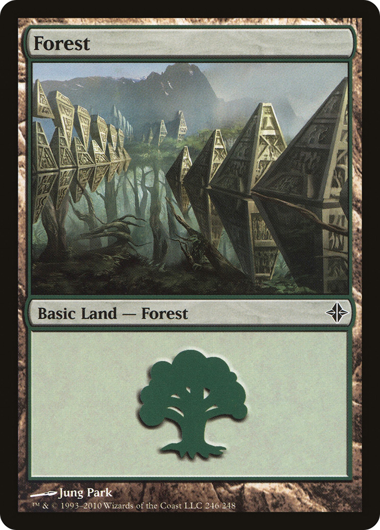 Forest (ROE-246) - Rise of the Eldrazi Foil