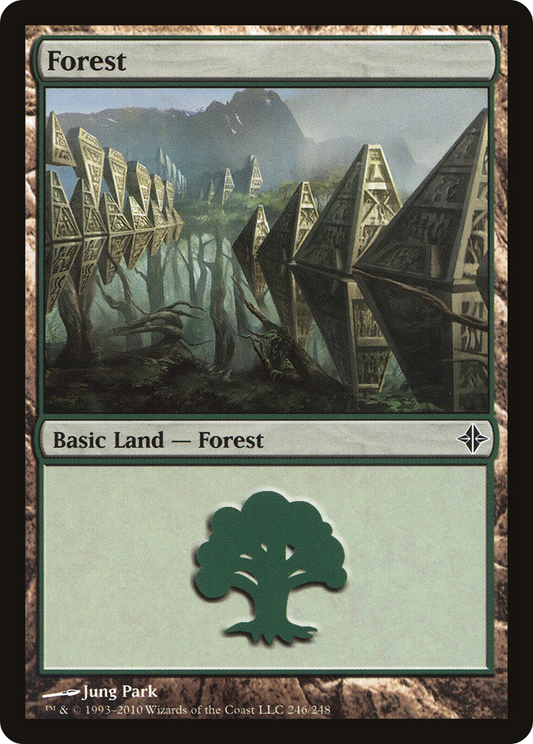 Forest (ROE-246) - Rise of the Eldrazi Foil