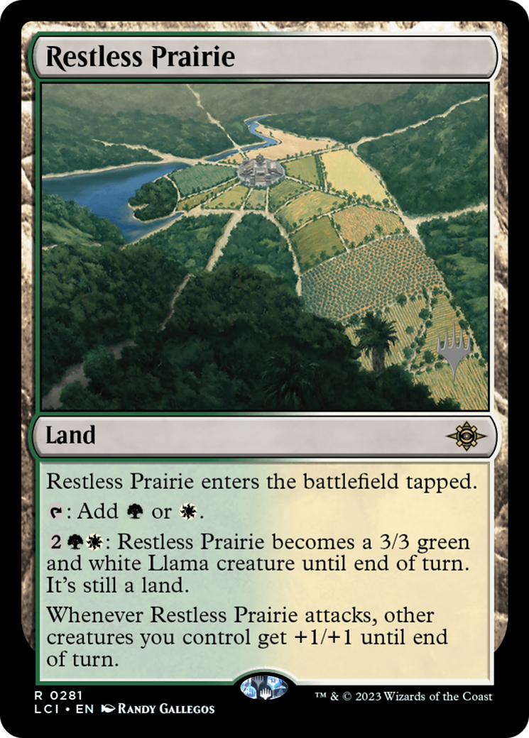 Restless Prairie (PPLCI-281) - The Lost Caverns of Ixalan Promos Foil