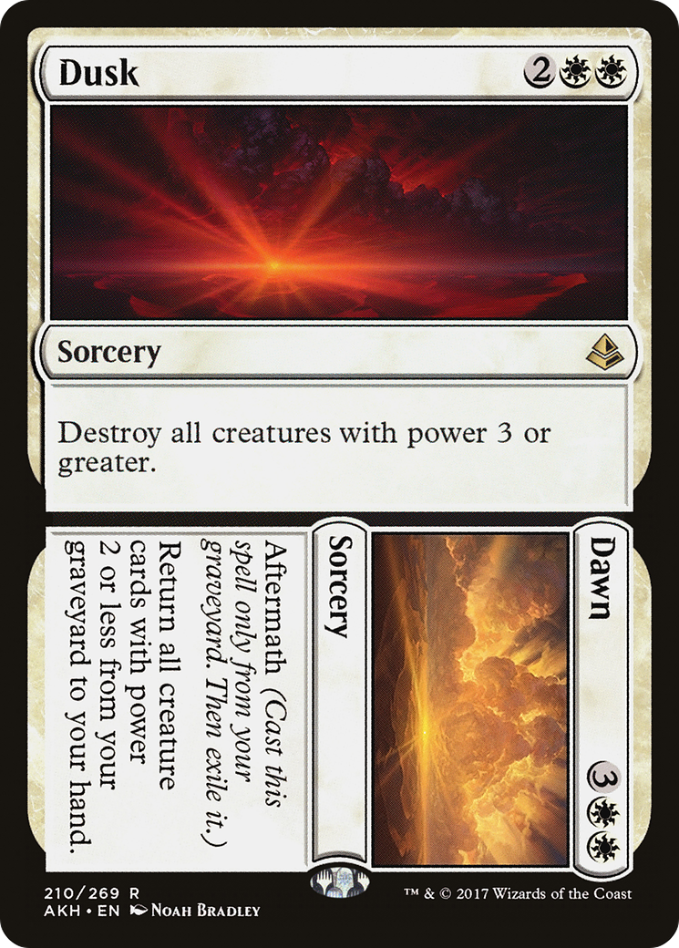 Dusk // Dawn (AKH-210) - Amonkhet Foil