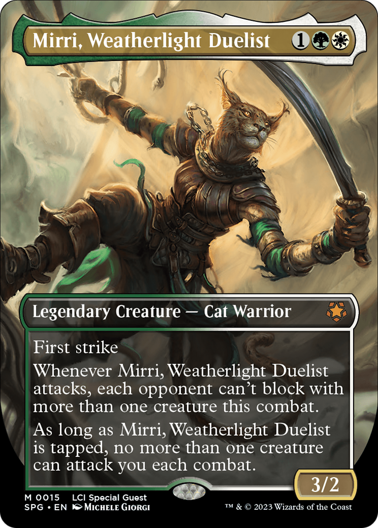 Mirri, Weatherlight Duelist (SPG-015) - Special Guests (Borderless)