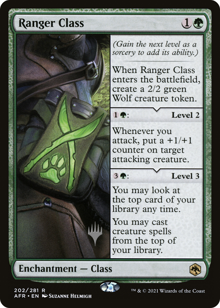 Ranger Class (PPAFR-202P) - Adventures in the Forgotten Realms Promos