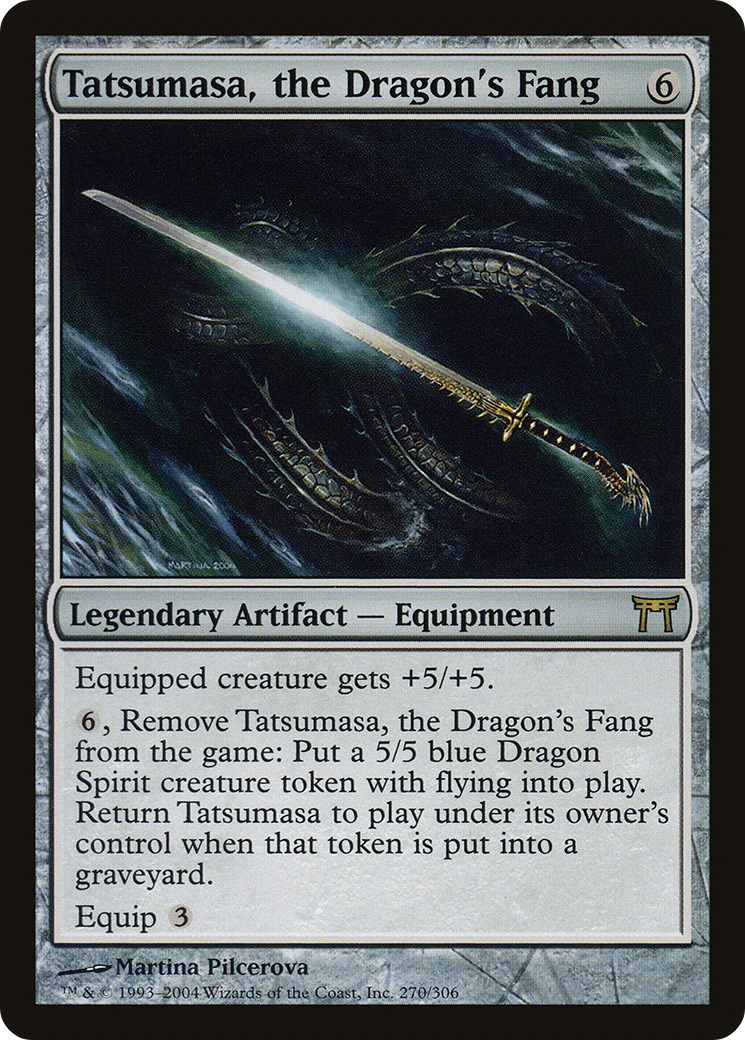 Tatsumasa, the Dragon's Fang (CHK-270) - Champions of Kamigawa
